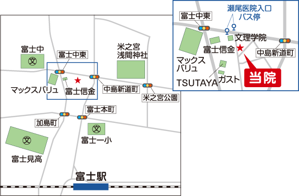 窪田レディースクリニック　地図